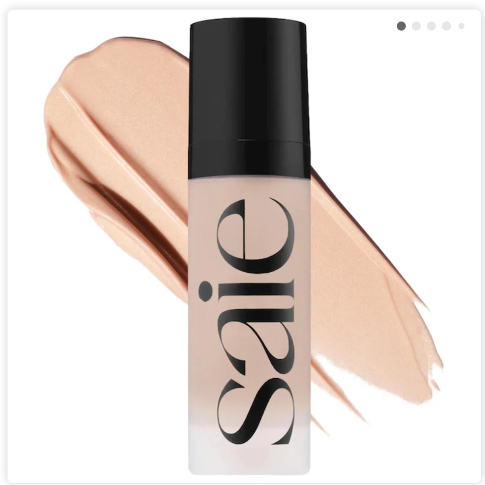 โฌ๏ธ๐๐บ๐ธ๐NWOB SAIE |MINI| Glowy Super Gel Dewy WarmGlow Soft warm Gold Highlighter* - Picture 5 of 16